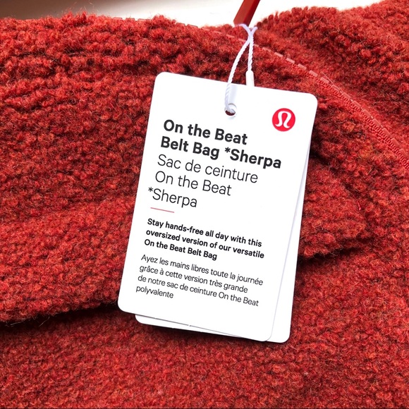 Lululemon On the Beat Belt Bag Sherpa Fanny Pack - Picture 6 of 11